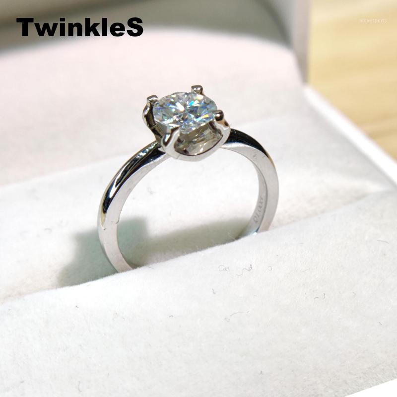 Cluster Rings TwinkleS 925 Sterling Silver Moissanite Ring Fine Jewelry Round Cut 1ctAnniversary Wedding Diamond For Girlfriend Women1
Cluster Rings TwinkleS 925 Sterling Silver Moissanite Ring Fine Jewelry Round Cut 1ctAnniversary Wedding Diamond For Girlfriend Women1
