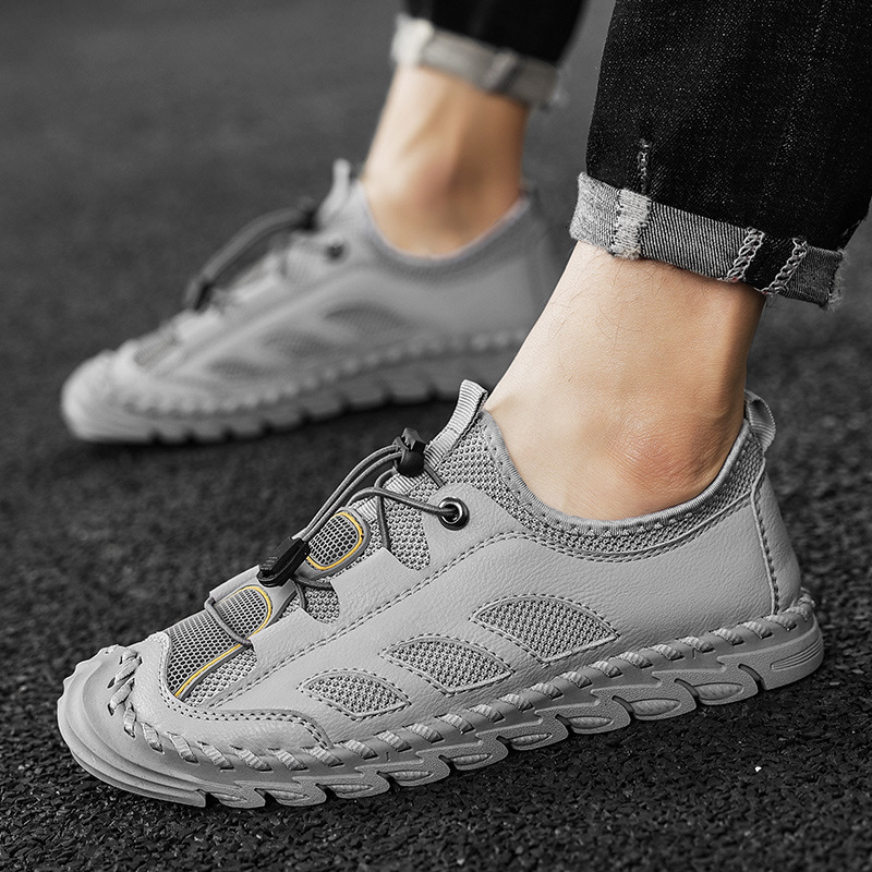 Slippers Big size sandals men's fashion summer breathable mesh loafers casual Baotou beach shoes TW95, 1# shoe box
Slippers Big size sandals men's fashion summer breathable mesh loafers casual Baotou beach shoes TW95, 1# shoe box