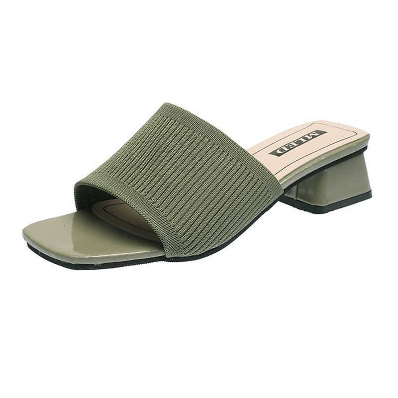 Women's shoes summer slippers outdoor knitting elastic comfortable open toe thick sandals 2021 boutique Y0721, Black
Women's shoes summer slippers outdoor knitting elastic comfortable open toe thick sandals 2021 boutique Y0721, Black