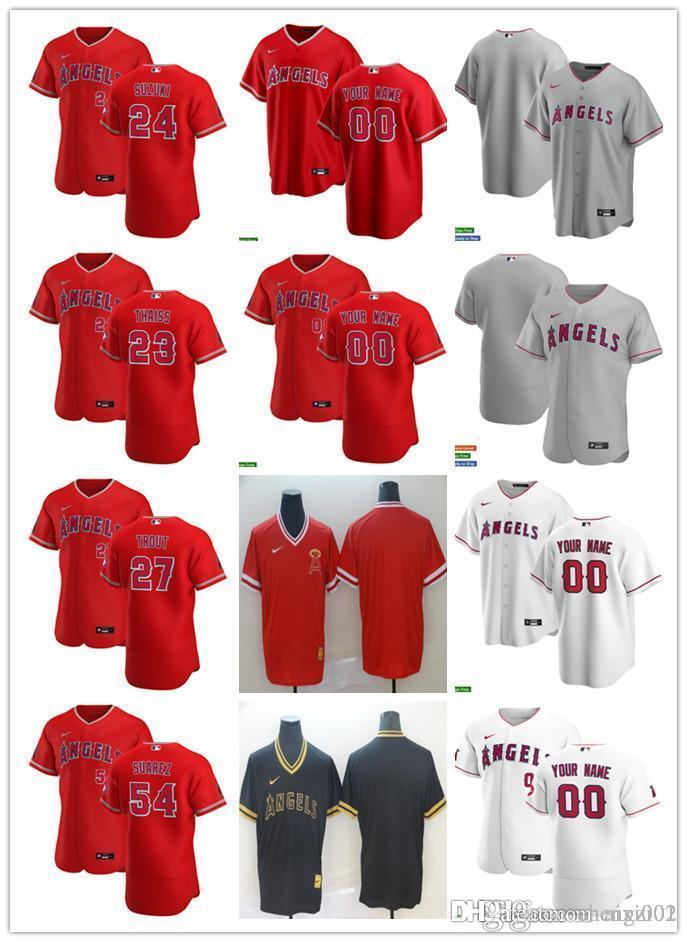 Men Women Youth Los Angeles Angels 54 Jose Suarez 24 Kurt Suzuki 23 Matt Thaiss 27 Mike Trout Custom Baseball Jersey Blank r, Blue;black
Men Women Youth Los Angeles Angels 54 Jose Suarez 24 Kurt Suzuki 23 Matt Thaiss 27 Mike Trout Custom Baseball Jersey Blank r, Blue;black