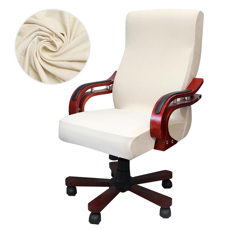 Soft Fabric Office Chair Cover Computer Elastic Armchair Slipcovers Seat Arm Covers With Back Removable Stretch Rotating5624062