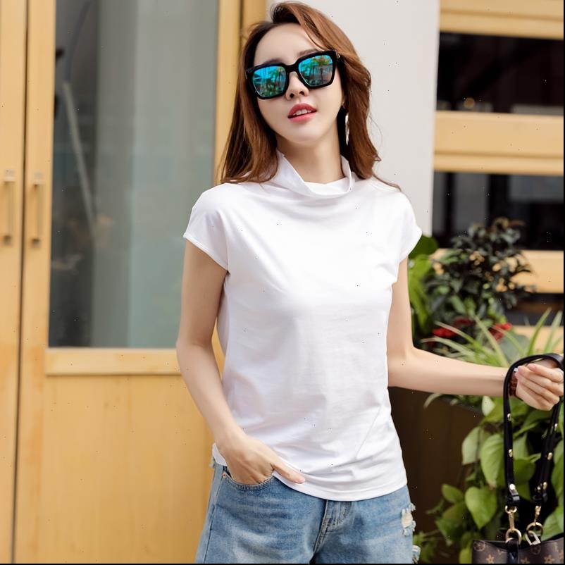 chic summer womens women t shirt 95% cotton short sleeve tee shirts s 3xl fashion ladies turtleneck thin female, White
chic summer womens women t shirt 95% cotton short sleeve tee shirts s 3xl fashion ladies turtleneck thin female, White