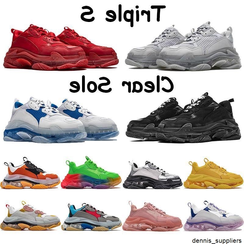 Triple s vintage clear casual mens sneakers neon green yellow grey gym red blue black rainbow sole bordeaux men shoes
Triple s vintage clear casual mens sneakers neon green yellow grey gym red blue black rainbow sole bordeaux men shoes