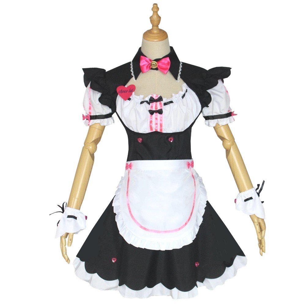 Theme CostumeAnime Chocola NEKOPARA Cosplay Maid Costumes Chocola Vanilla Maid Dress Cat Girl Nekopara Game Sexy Cute Dresses Women Uniform, Package 1
Theme CostumeAnime Chocola NEKOPARA Cosplay Maid Costumes Chocola Vanilla Maid Dress Cat Girl Nekopara Game Sexy Cute Dresses Women Uniform, Package 1