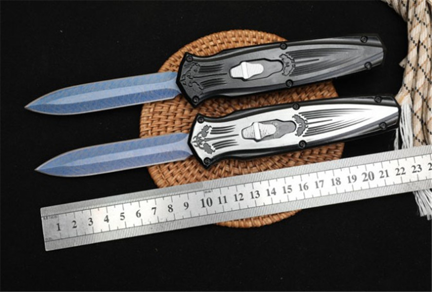MT Automatic knife UTX-85 UTX 85 double action Tactical knives 440c blade carbide class breaker Steel handle auto pocket knifes
MT Automatic knife UTX-85 UTX 85 double action Tactical knives 440c blade carbide class breaker Steel handle auto pocket knifes