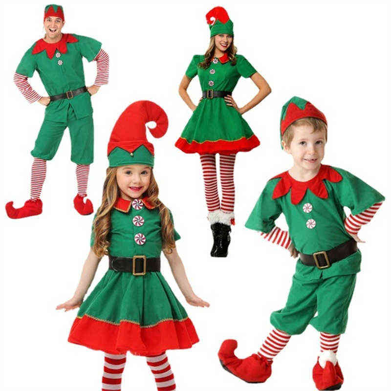 Christmas Outfit Girls Holiday Elf Costume Family Boy Parents Christmas Clothes Parent-Child Outfit Cosplay Christmas Dress H1105, Picture color
Christmas Outfit Girls Holiday Elf Costume Family Boy Parents Christmas Clothes Parent-Child Outfit Cosplay Christmas Dress H1105, Picture color