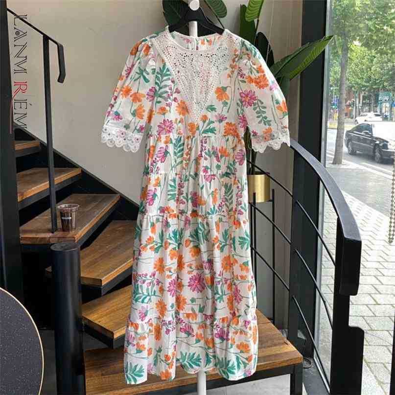Summer Floral Dresses Short Puff Sleeve Women Casual Patchwork Lace Fashion Dress Female Lady Streetwear 2D1290 210526, Picture color
Summer Floral Dresses Short Puff Sleeve Women Casual Patchwork Lace Fashion Dress Female Lady Streetwear 2D1290 210526, Picture color