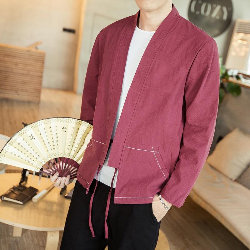 Ethnic Clothing Japanese Male Kimono Cardigan Men Harajuku Streetwear Samurai Costume Hanfu Yukata Haori Chinese Style Coat T-Shirt FF3441
Ethnic Clothing Japanese Male Kimono Cardigan Men Harajuku Streetwear Samurai Costume Hanfu Yukata Haori Chinese Style Coat T-Shirt FF3441