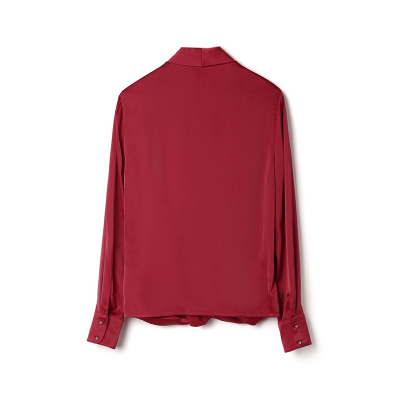 Black Ruched Spring Shirt For Women V Neck Long Sleeve Casual Solid Blouse Female Fashion Clothing Style 210524