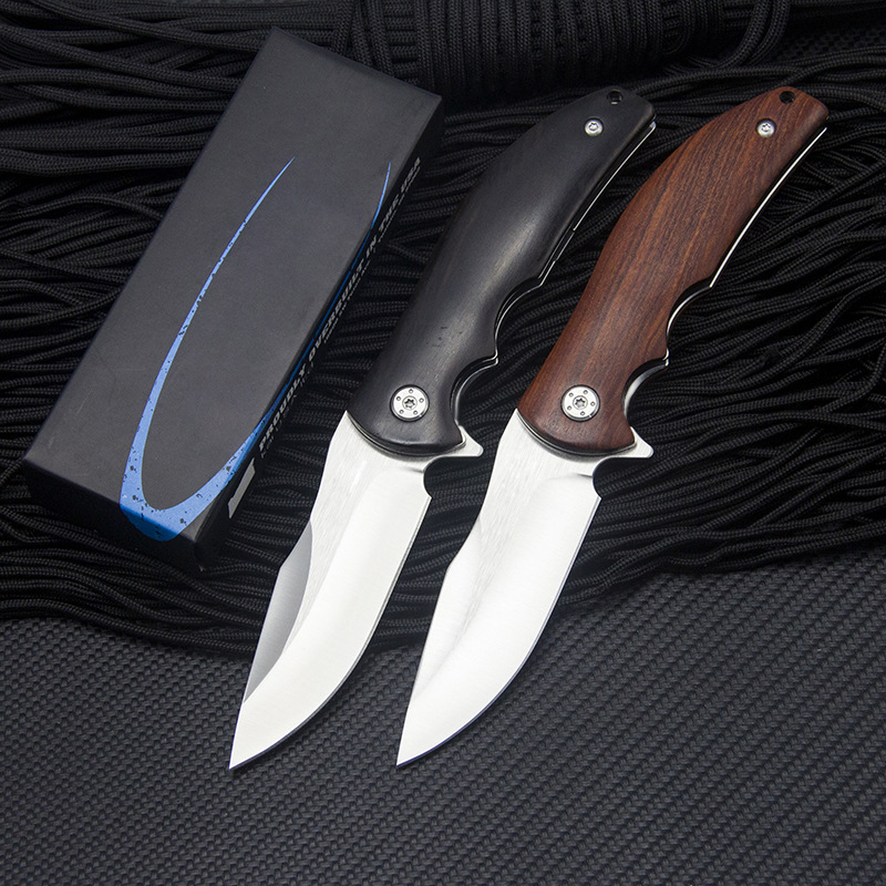 0606 folding knife 9Cr14Mov Blade Rosewood handle Outdoor Camping Hunting Survival tools
0606 folding knife 9Cr14Mov Blade Rosewood handle Outdoor Camping Hunting Survival tools