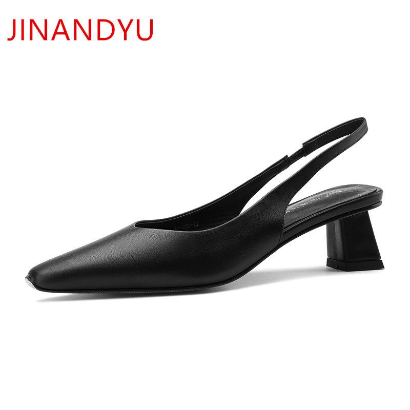 Dress Shoes Square Toe Mid Heel Pumps Women Leather Sandals Fashion Party Woman Heels Slingback Zapatos Femenino Elegante, Black
Dress Shoes Square Toe Mid Heel Pumps Women Leather Sandals Fashion Party Woman Heels Slingback Zapatos Femenino Elegante, Black