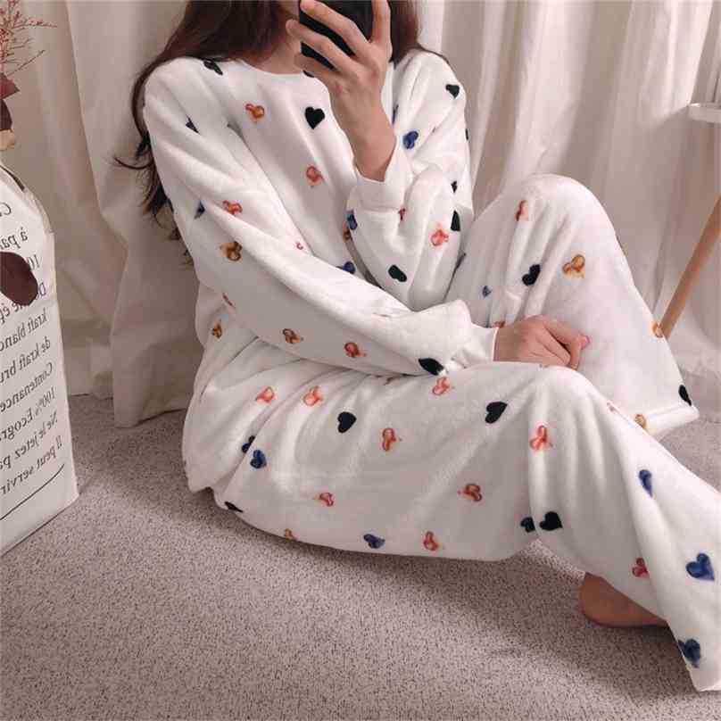 Lazy Style Comfortable Chic Thicken Casual Homewear Nightwear Loose Brief All Match Sweet Pajamas Sets 210525, Photo color
Lazy Style Comfortable Chic Thicken Casual Homewear Nightwear Loose Brief All Match Sweet Pajamas Sets 210525, Photo color