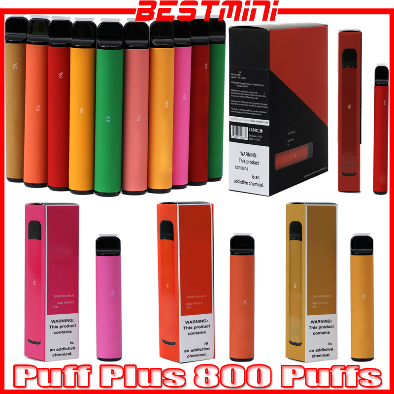 Puff Plus 800 Puffs Disposable Vape Pen E Cigarette With Security Sticker 550mAh Battery 3.2ml Prefilled Pod Smoking Kit VS Bang Elf Bars
Puff Plus 800 Puffs Disposable Vape Pen E Cigarette With Security Sticker 550mAh Battery 3.2ml Prefilled Pod Smoking Kit VS Bang Elf Bars