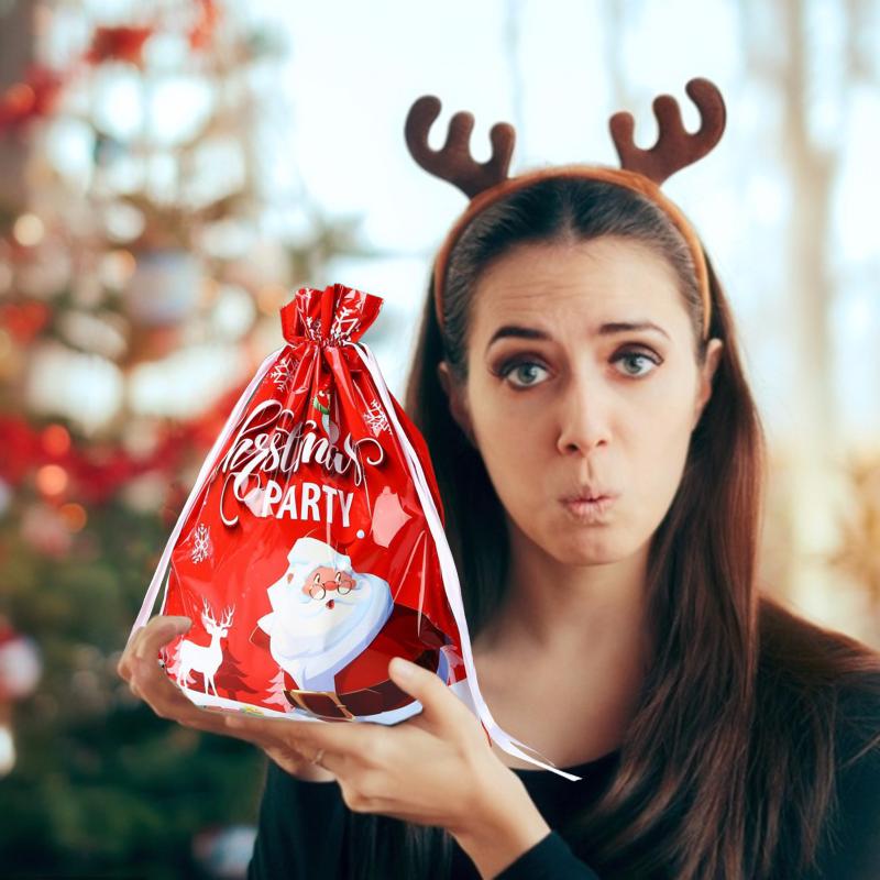 Christmas Decorations Drawstring Candy Bag Elk Santa Packaging Tote Bags Stocking Wedding Stora
Christmas Decorations Drawstring Candy Bag Elk Santa Packaging Tote Bags Stocking Wedding Stora