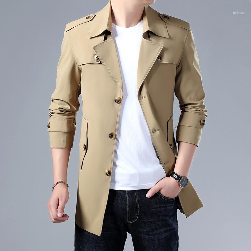 Men's Trench Coats Spring And Autumn Windbreaker Business Quality Mid-length Jacket, Beige
Men's Trench Coats Spring And Autumn Windbreaker Business Quality Mid-length Jacket, Beige