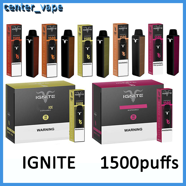 100% Original IGNITE V15 1500 Disposable E-cigarettes Device Kit 1500Puffs 850mAh Battery 5.1ml Prefilled Cartridge Pod Stick Vape Pen
100% Original IGNITE V15 1500 Disposable E-cigarettes Device Kit 1500Puffs 850mAh Battery 5.1ml Prefilled Cartridge Pod Stick Vape Pen