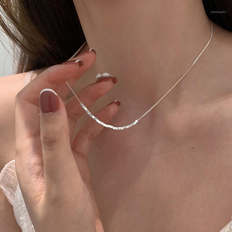 Chains European And American Square Chain Necklace Female Personality Niche Design Sense Net Red Clavicle Jewelry Cool 
Chains European And American Square Chain Necklace Female Personality Niche Design Sense Net Red Clavicle Jewelry Cool