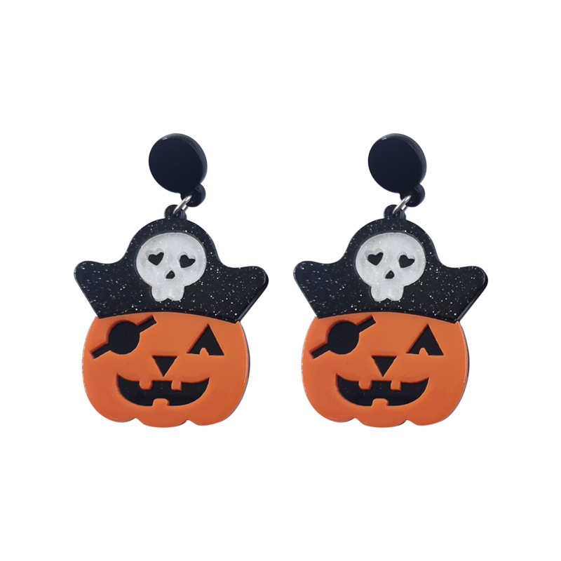 Creative Charm Earrings Acrylic Pirate Pumpkin Monster Bowknot Ghost Earring Halloween Funny Alternative Advanced Simpl Ear Jewelry Gifts
Creative Charm Earrings Acrylic Pirate Pumpkin Monster Bowknot Ghost Earring Halloween Funny Alternative Advanced Simpl Ear Jewelry Gifts