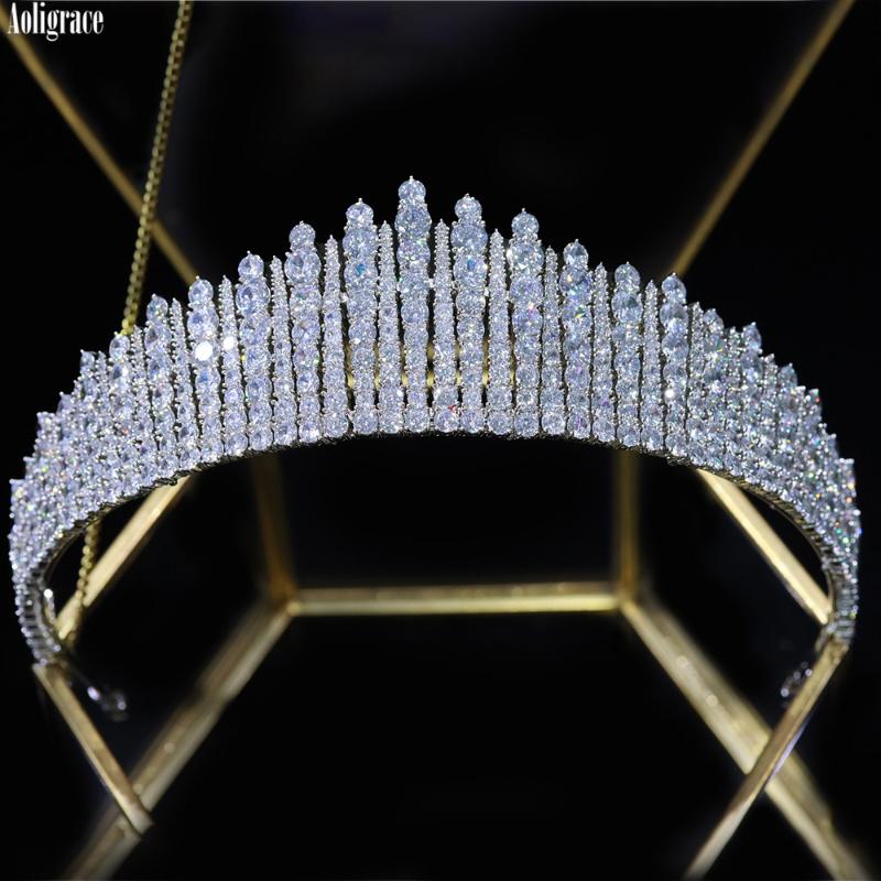 Hair Clips & Barrettes Luxury Western Wedding Cubic Zirconia CZ Zircon Pageant Tall Tiaras And Crowns For Women Princess Queen Bridal Access, Golden;silver
Hair Clips & Barrettes Luxury Western Wedding Cubic Zirconia CZ Zircon Pageant Tall Tiaras And Crowns For Women Princess Queen Bridal Access, Golden;silver