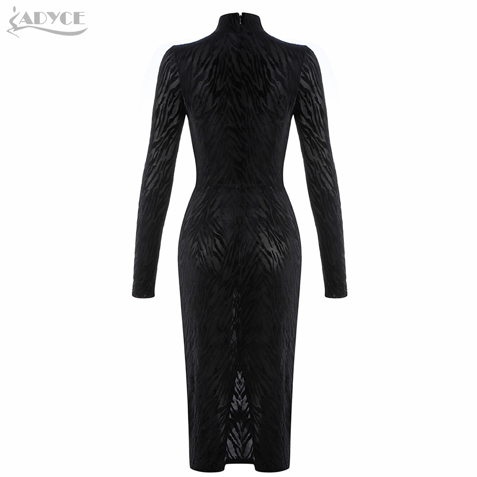 Winter Fashion Black Long Sleeve Maxi Dress Sexy Women Turtleneck Celebrity Evening Runway Party Bodycon Dresses 210423