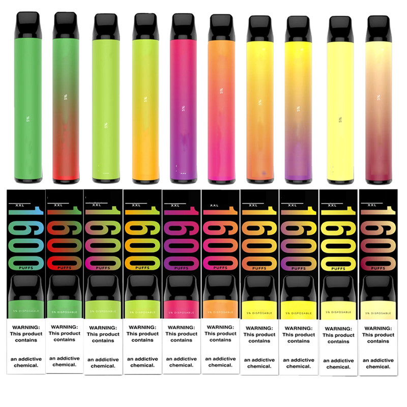 PUFF XXL Disposable vape 1600 Puffs 6ml Pen Device E-cigarette Kits Portable Puff Bar Plus Vaporizer Electronic Cigarettes 850mah
PUFF XXL Disposable vape 1600 Puffs 6ml Pen Device E-cigarette Kits Portable Puff Bar Plus Vaporizer Electronic Cigarettes 850mah