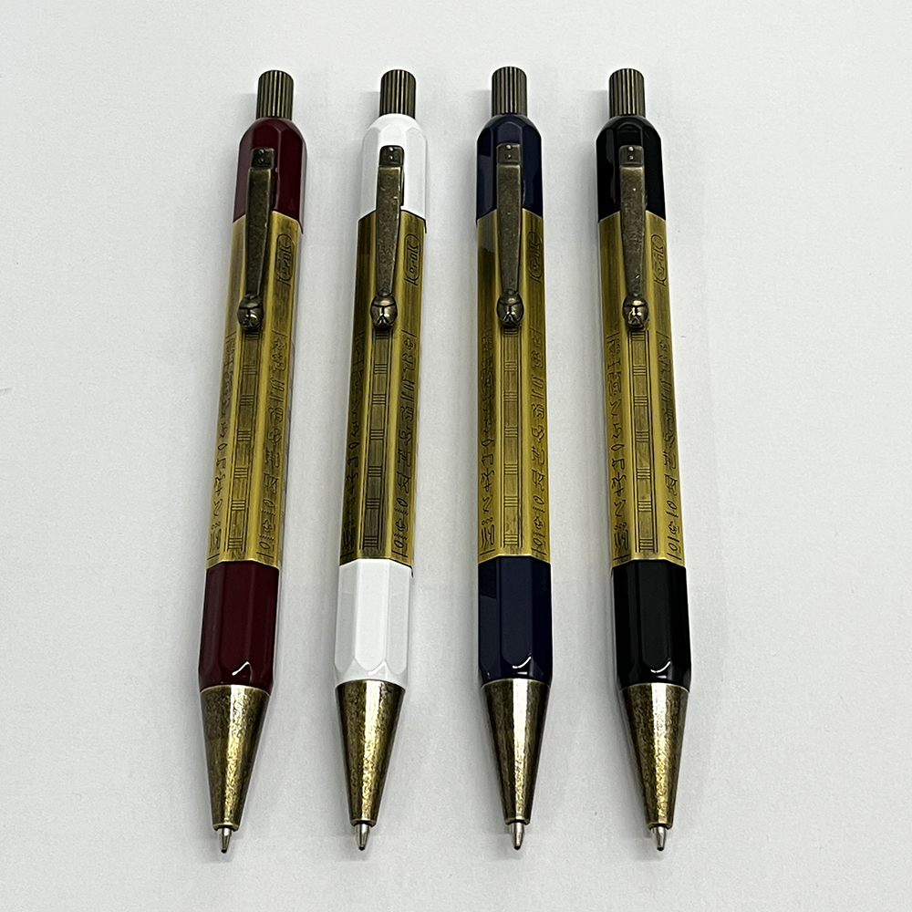 GIFTPEN High grade luxury signature ballpoint pen forged with bronze metal embedded in Egyptian hieroglyphics for gift pens
GIFTPEN High grade luxury signature ballpoint pen forged with bronze metal embedded in Egyptian hieroglyphics for gift pens