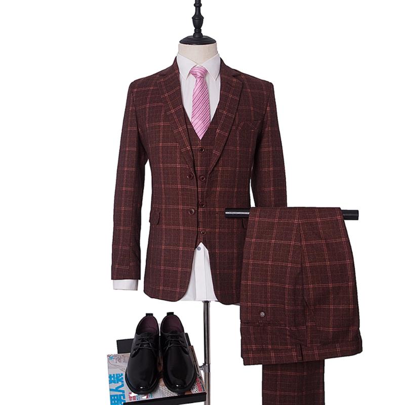 Men's Suits & Blazers Mens With Pants 3 Piece Men Style Stripe Christmas Suit Luxury Clothing Suit+vest+pants, 3 pieces
Men's Suits & Blazers Mens With Pants 3 Piece Men Style Stripe Christmas Suit Luxury Clothing Suit+vest+pants, 3 pieces