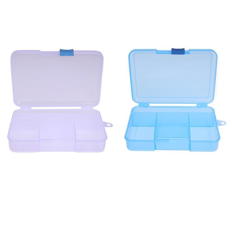 Storage Boxes & Bins 5 Compartment Plastic Box W/ Adjustable Dividers And Clip Lock Lid, White
Storage Boxes & Bins 5 Compartment Plastic Box W/ Adjustable Dividers And Clip Lock Lid, White