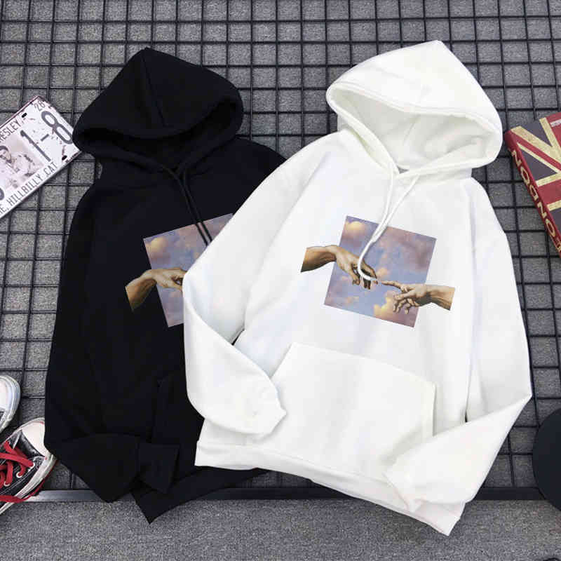Women' hoodies Hoodies Hooded Michelangelo Esthetic Art Olieverf Sky Harajuku Personality Truien Warm Women Loose Streetwear Sweatshirt 0812, Black
Women' hoodies Hoodies Hooded Michelangelo Esthetic Art Olieverf Sky Harajuku Personality Truien Warm Women Loose Streetwear Sweatshirt 0812, Black