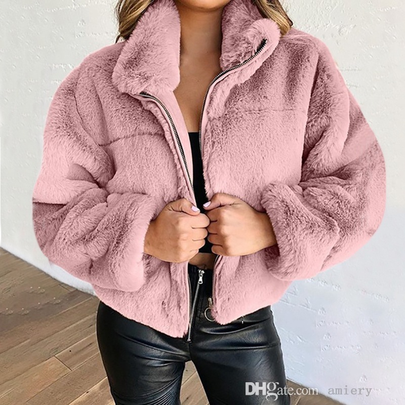 Womens Rabbit Hair Imitation Fur Zipper Cardigan Plush Warm Coat Fashion Autumn And Winter Wear 7colors, Gray
Womens Rabbit Hair Imitation Fur Zipper Cardigan Plush Warm Coat Fashion Autumn And Winter Wear 7colors, Gray