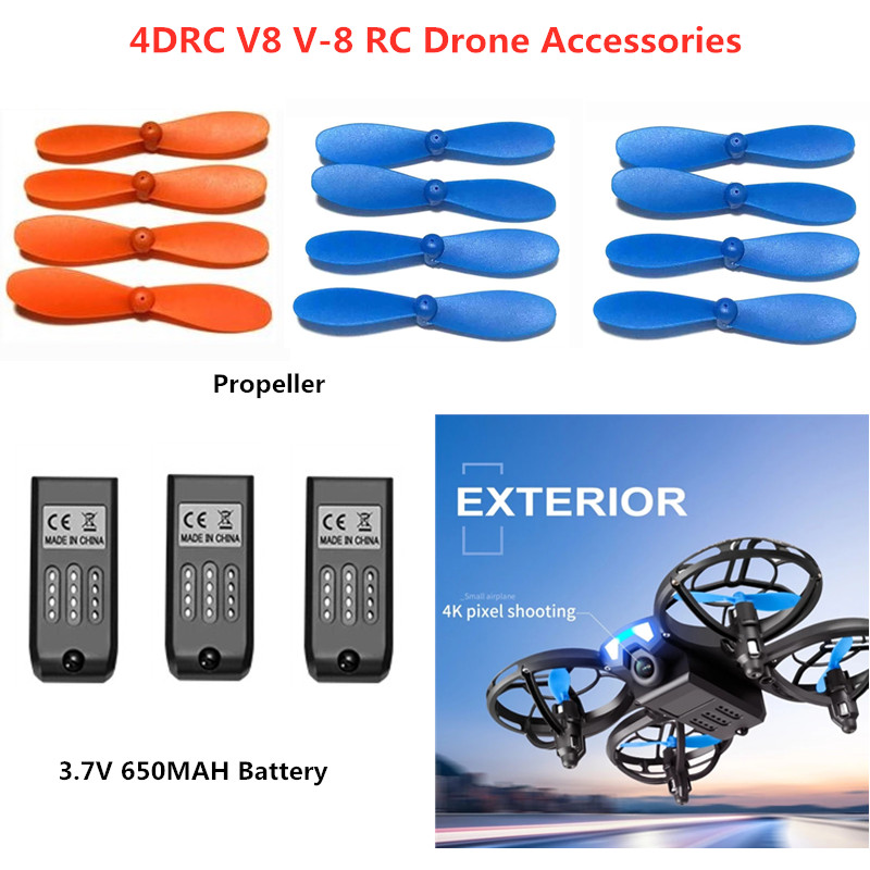 3.7V 650mAh Battery For 4DRC V8 V-8 4D-V8 RC Drone Spare Parts V8 RC Drone Accessories V8 Battery Propeller
3.7V 650mAh Battery For 4DRC V8 V-8 4D-V8 RC Drone Spare Parts V8 RC Drone Accessories V8 Battery Propeller