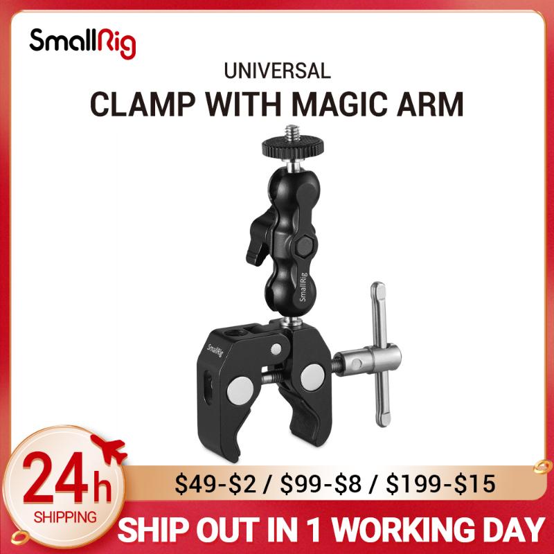 Other Accessories SmallRig Universal Magic Arm Multi Functional Ballhead Clamp Double Ball Adapter With Bottom For Monitor/Led Lights 2164
Other Accessories SmallRig Universal Magic Arm Multi Functional Ballhead Clamp Double Ball Adapter With Bottom For Monitor/Led Lights 2164