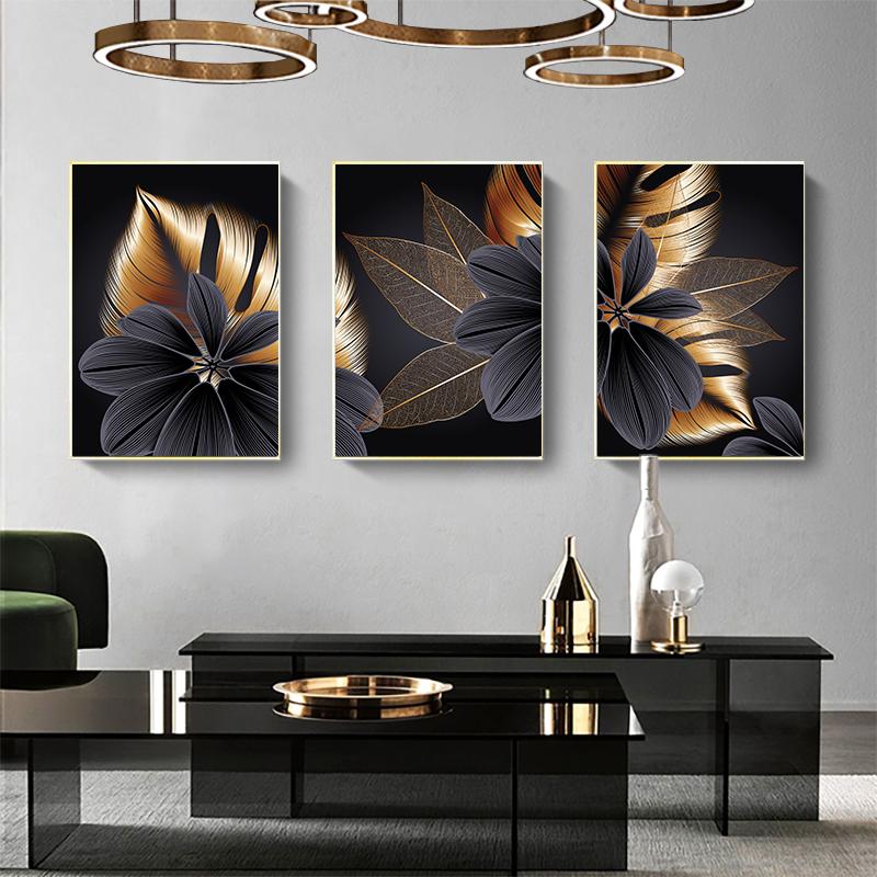 Paintings Black Golden Plant Leaf Canvas Poster Print Modern Home Decor Abstract Wall Art Painting Nordic Living Room Decoration Picture
Paintings Black Golden Plant Leaf Canvas Poster Print Modern Home Decor Abstract Wall Art Painting Nordic Living Room Decoration Picture