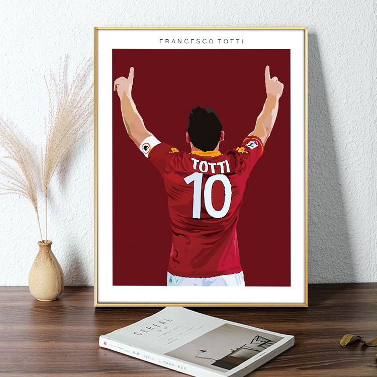 Football Star Decorative Ibuttotti Poster World Cup Ronaldo Living Room Hanging Porch Wall Painting
Football Star Decorative Ibuttotti Poster World Cup Ronaldo Living Room Hanging Porch Wall Painting