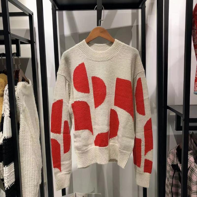 Women's Sweaters Women Sweater 2021 Fall Winter Geometric Pattern Pullover Long Sleeve Straight Ladies, White;black
Women's Sweaters Women Sweater 2021 Fall Winter Geometric Pattern Pullover Long Sleeve Straight Ladies, White;black