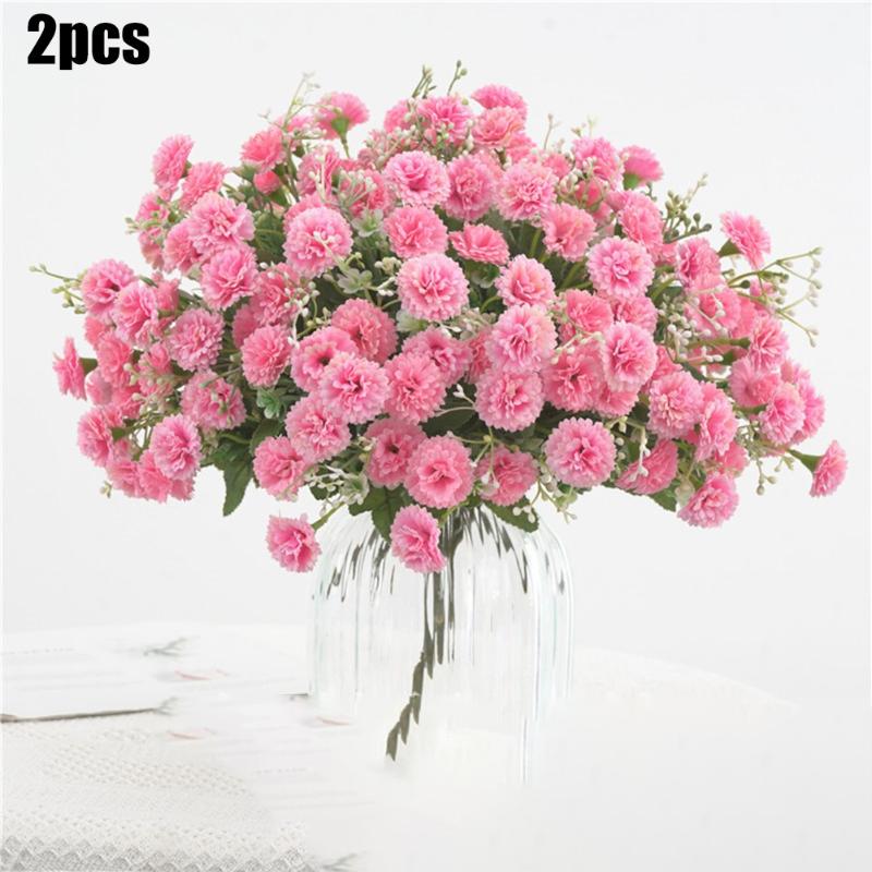 Decorative Flowers & Wreaths 20Heads Silk Artificial Carnation Decor Wedding Home Fake Bouquet 2PCS Pography Props Appliance, Pink
Decorative Flowers & Wreaths 20Heads Silk Artificial Carnation Decor Wedding Home Fake Bouquet 2PCS Pography Props Appliance, Pink