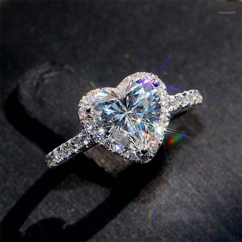 Wedding Rings Amvie Fshion Heart For Women Cubic Zirconia Love Her Promise Engagement Ring Girls Size 5-121
Wedding Rings Amvie Fshion Heart For Women Cubic Zirconia Love Her Promise Engagement Ring Girls Size 5-121