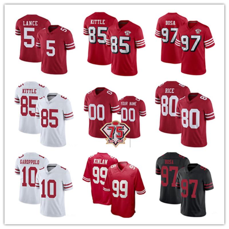 Mens 85 George Kittle 5 Trey Lance Football jersey Francisco 54 Fred Warner 97 Nick Bosa 11 Brandon Aiyuk 10 Jimmy Garoppolo 19 Deebo Samuel Javon Kinlaw Raheem Mostert, 2021
Mens 85 George Kittle 5 Trey Lance Football jersey Francisco 54 Fred Warner 97 Nick Bosa 11 Brandon Aiyuk 10 Jimmy Garoppolo 19 Deebo Samuel Javon Kinlaw Raheem Mostert, 2021