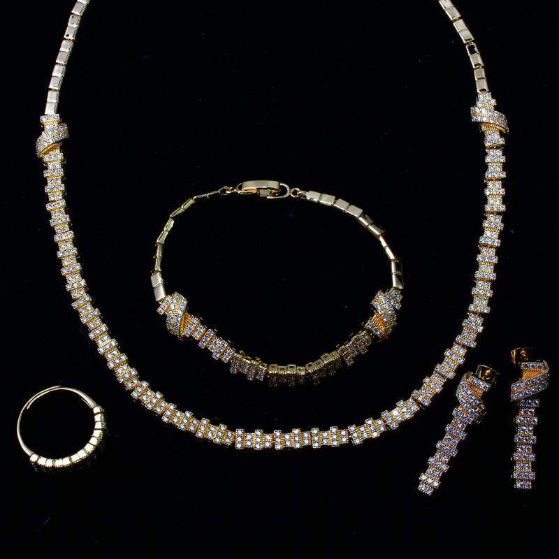 Earrings & Necklace Women Wedding Jewelry Sets Setting Cubic Zircon 4pcs ( + Bracelet Ring) Free Shipment, As pic
Earrings & Necklace Women Wedding Jewelry Sets Setting Cubic Zircon 4pcs ( + Bracelet Ring) Free Shipment, As pic