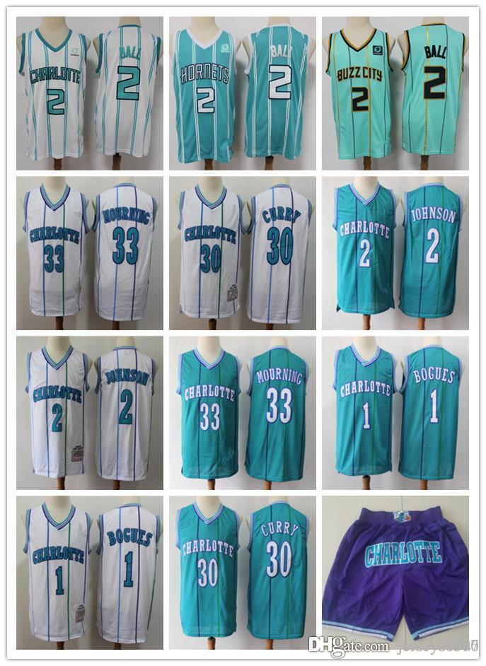 Mens CharlotteHornetsJersey 33 Alonzo Mourning 2 Larry Johnson 1 Bogues 30 Dell Curry 2 LaMelo Ball Basketball Shorts Jerseys, Color
Mens CharlotteHornetsJersey 33 Alonzo Mourning 2 Larry Johnson 1 Bogues 30 Dell Curry 2 LaMelo Ball Basketball Shorts Jerseys, Color