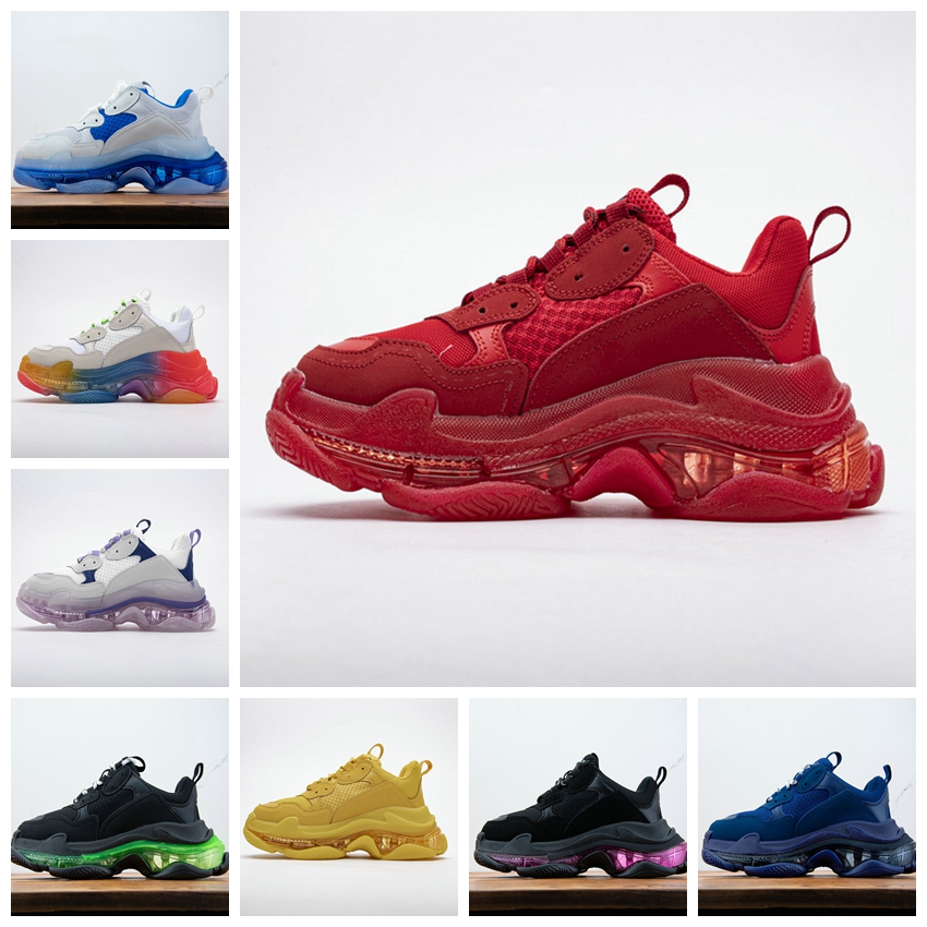 19SS Triple S Clear sole Green Sneakers tripler Paris Mens Designer Shoes Triple-S Dad Shoes for Men Womens Luxury Sports Triples Size 36-45, #10
19SS Triple S Clear sole Green Sneakers tripler Paris Mens Designer Shoes Triple-S Dad Shoes for Men Womens Luxury Sports Triples Size 36-45, #10