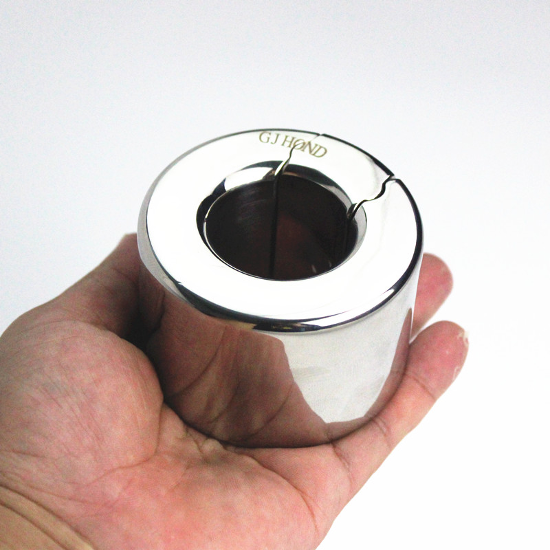 21 Sizes Stainless Steel Cockring Penis Pendant Ring Pressing Block Cock Rings Scrotum Pendants Ball Stretcher Sex Toys for Men BB-205