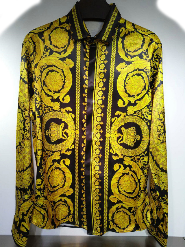 Autumn Fashion Paisley Printed Streetwear Slim Fit Long Sleeve Men Shirt Hip Hop Casual Business Shirt #29
Autumn Fashion Paisley Printed Streetwear Slim Fit Long Sleeve Men Shirt Hip Hop Casual Business Shirt #29