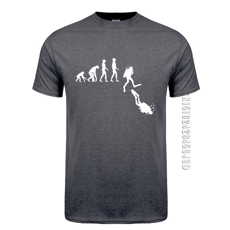 Diving Evolution T Shirt Men Cotton O Neck Funny Diver T-shirts Man Clothing High Street Camiseta Basic Tops 210706, Ash grey
Diving Evolution T Shirt Men Cotton O Neck Funny Diver T-shirts Man Clothing High Street Camiseta Basic Tops 210706, Ash grey