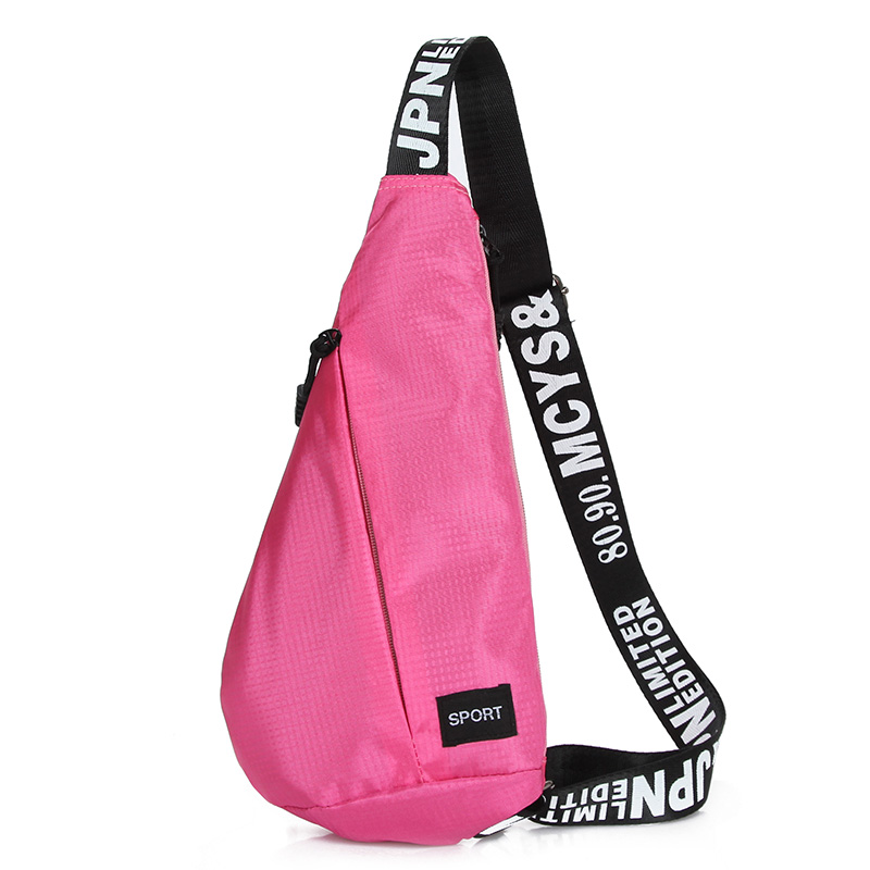 Men's and women's universal chest bag waterproof shoulder bag large capacity outdoor leisure Messenger bag