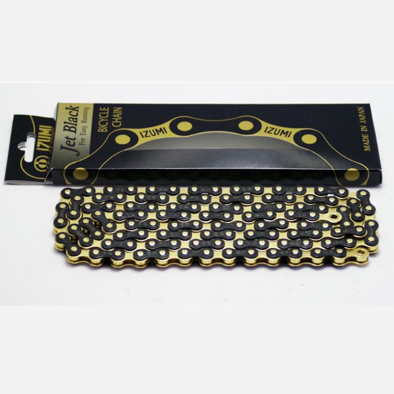 Bike Chains JAPAN IZUMI JET BLACK Sprockets Bicycle Chain TRACK SINGLE SPEED FIX GEAR Freewheel Mountain Fixed Sprocket
Bike Chains JAPAN IZUMI JET BLACK Sprockets Bicycle Chain TRACK SINGLE SPEED FIX GEAR Freewheel Mountain Fixed Sprocket
