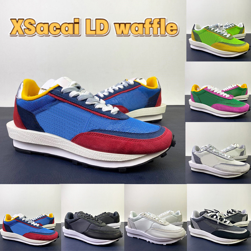 2021 men XSacai LD waffle running Shoes triple black white nylon yellow blue multi pine green womens mens Sneakers US 5.5-11, 15 bubble wrap packaging
2021 men XSacai LD waffle running Shoes triple black white nylon yellow blue multi pine green womens mens Sneakers US 5.5-11, 15 bubble wrap packaging