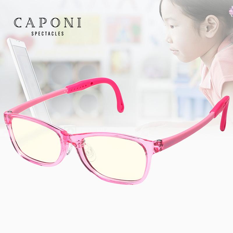 Sunglasses CAPONI Children's Glasses Light Yellow Anti Blue Ray Protect Kids Eyeglasses Transparent Full Frame UV Filter DF5818
Sunglasses CAPONI Children's Glasses Light Yellow Anti Blue Ray Protect Kids Eyeglasses Transparent Full Frame UV Filter DF5818