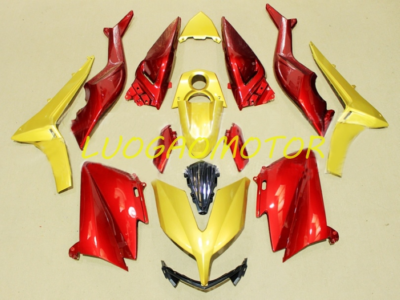 Injection Free Custom Complete Fairings kit For YAMAHA TMAX530 15 Cowling 16 Fairing kits TMAX 530 2015-2016 Bodywork ABS Plastic Red Gold Motorcycle
Injection Free Custom Complete Fairings kit For YAMAHA TMAX530 15 Cowling 16 Fairing kits TMAX 530 2015-2016 Bodywork ABS Plastic Red Gold Motorcycle