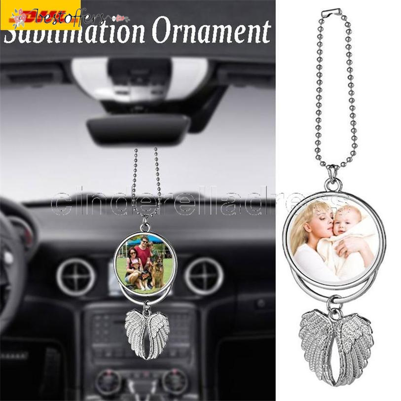 Latest Sublimation Big Wings Necklaces Pendants Sublimation Blanks Car Pendant Angel Wing Rearview Mirror Decoration Hanging Ornaments BA19
Latest Sublimation Big Wings Necklaces Pendants Sublimation Blanks Car Pendant Angel Wing Rearview Mirror Decoration Hanging Ornaments BA19